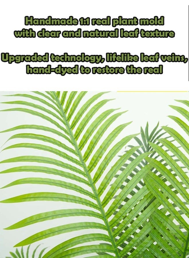 ZCM-HAPPY Large Artificial Palm Plant 160cm, Nordic Style Indoor and Outdoor Green Plant - Hotel and Garden Potted Decoration, Bird of Paradise Bonsai Ornament - Image 2