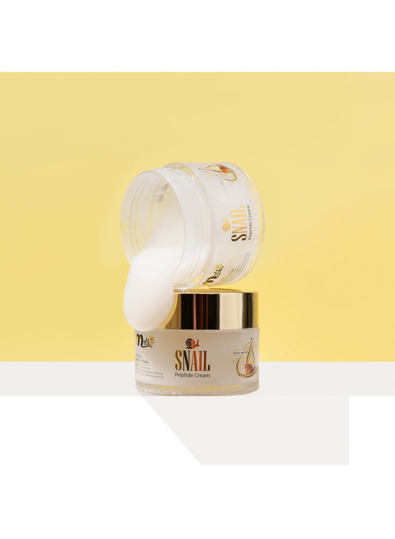 Malika Snail Peptide Cream - 92% Snail Secretion Filterate - Image 3