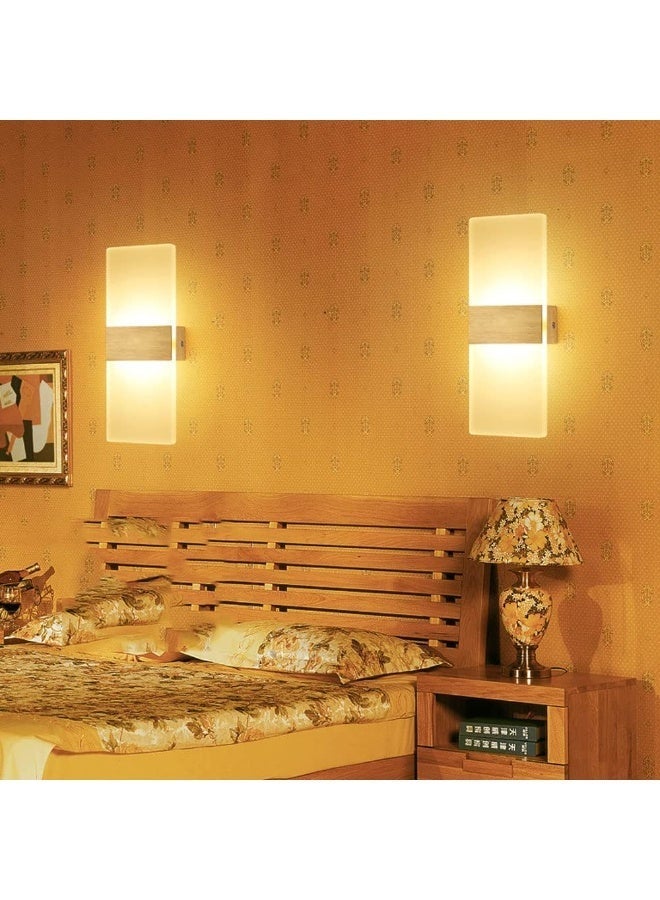 Best Power مصباح حائط LED ذهبي حديث 7322-W مع 3 مستويات إضاءة، 7 واط – مصباح حائط معاصر لغرفة المعيشة، غرفة النوم، الممر، والمكتب - Image 2