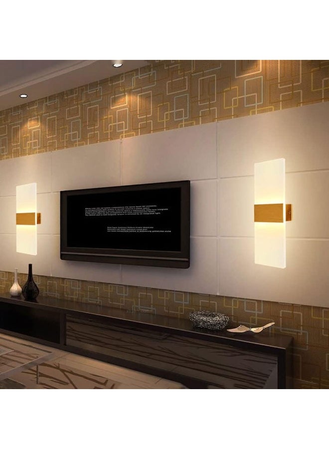 Best Power مصباح حائط LED ذهبي حديث 7322-W مع 3 مستويات إضاءة، 7 واط – مصباح حائط معاصر لغرفة المعيشة، غرفة النوم، الممر، والمكتب - Image 3