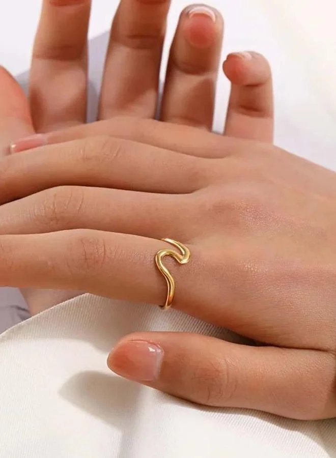 Take Two Wave Band Ring