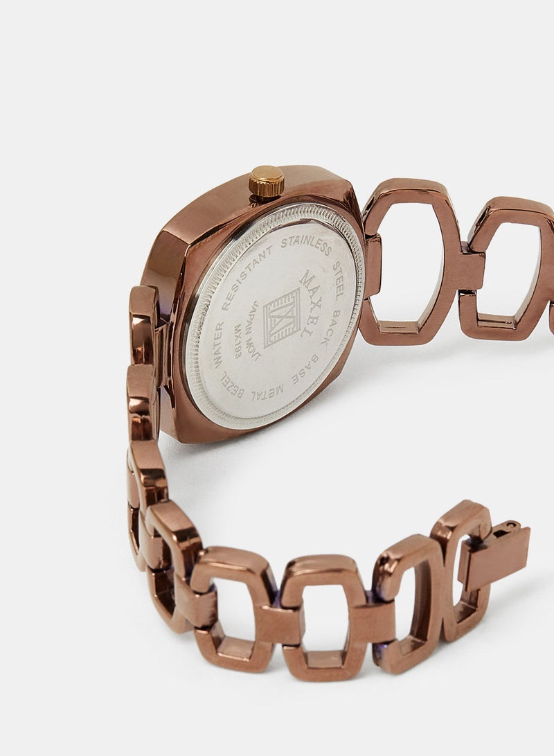 Maxel ساعة يد أنالوج من فري لوك MX446 - 28 مم - Image 4
