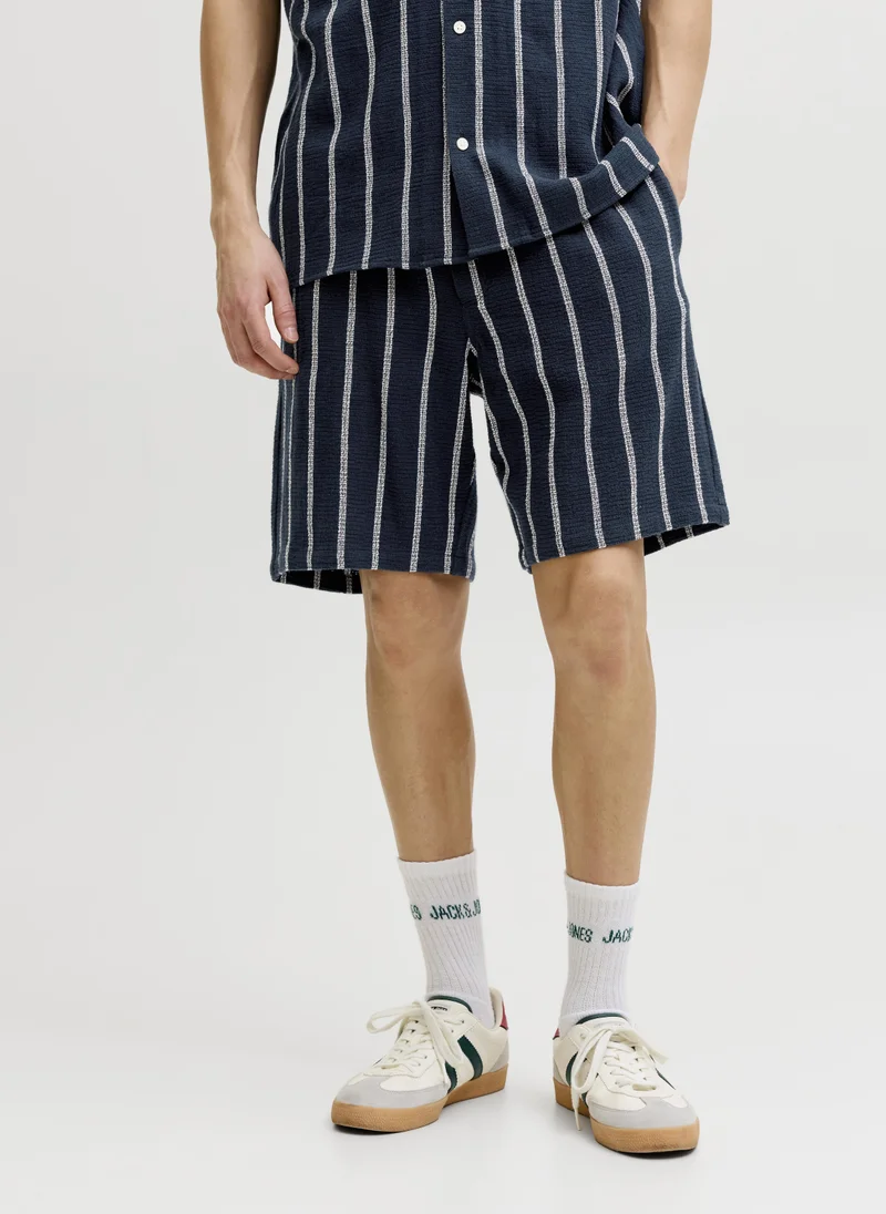 Stripe Jogger Shorts