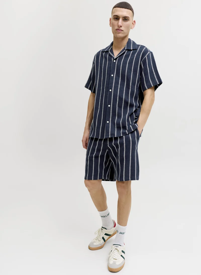 JACK & JONES  Stripe Jogger Shorts for Men | Best Price UAE