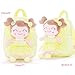 Gloveleya Back to School Gifts for Girls Kids Backpack Toddler Girls Backpacks with Soft Plush Spring Girl Doll Toys Yellow - Image 3