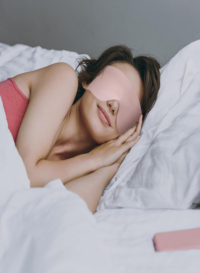 FRESHME 6pc Sleeping Mask - Thin Lightweight Eye Mask Blindfold with Ear Loops Ear Hanging Elastic Strap for Men Women Couples Night Time Airplane Travel Yoga with Earplugs - Image 3