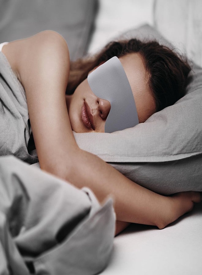 FRESHME 6pc Sleeping Mask - Thin Lightweight Eye Mask Blindfold with Ear Loops Ear Hanging Elastic Strap for Men Women Couples Night Time Airplane Travel Yoga with Earplugs - Image 4