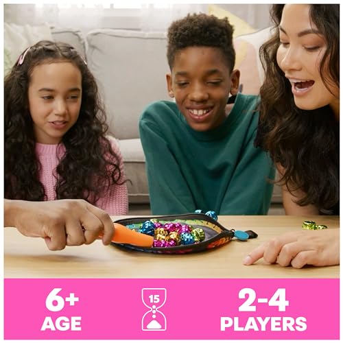 Spin Master Games Bellz The Quick to Pickup Family Magnet Game with Magnetic Wand Bells Storage Pouch ASMR Sounds Travel Game 14 Players for Ages 6 Up - Image 5