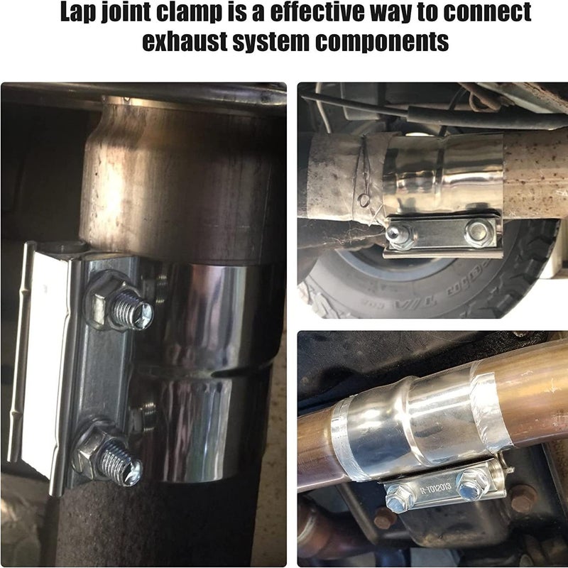 Automobile Exhaust Pipe Clamp Butt Pipe Clamp Muffler Modification 51 57 63 70 76Mm Universal 304 Stainless Steel - Image 3