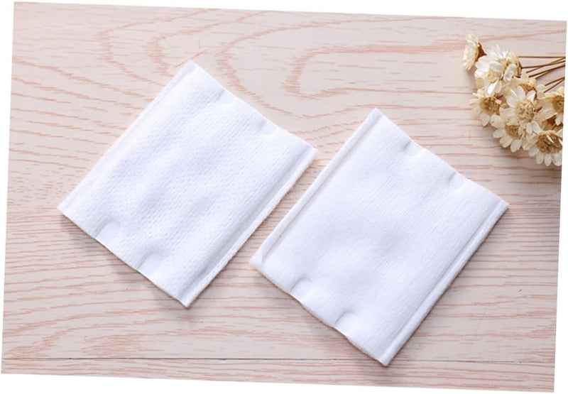 220pcs Double-Sided Cotton Pads for Makeup Removal Skin-Friendly Facial Cotton Pads Storage Bag for Daily Skincare and Cosmetic Use - Image 4