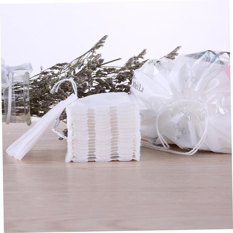 220pcs Double-Sided Cotton Pads for Makeup Removal Skin-Friendly Facial Cotton Pads Storage Bag for Daily Skincare and Cosmetic Use - Image 5