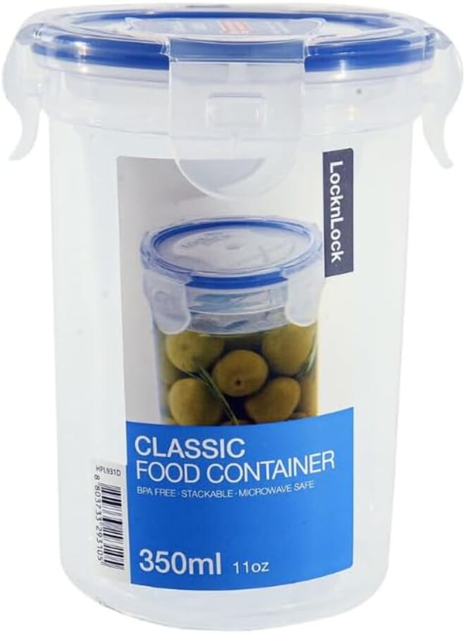 LocknLock HPL931D Round Tall Food Container 350ML