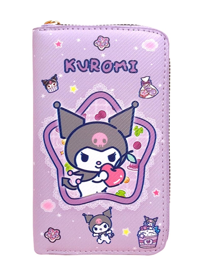 عام محفظة أنيمي كرومي محفظة كرومي بسحاب محفظة جلدية صناعية طويلة للسيدات محفظة للسيدات - Image 2