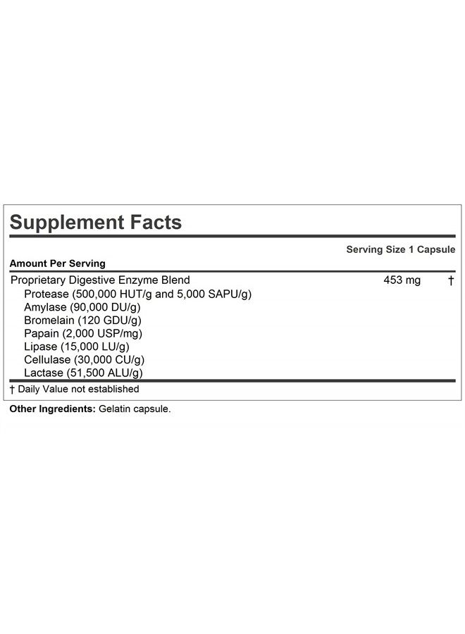 Digest Assure 360 Capsules – Comprehensive Blend of Powerful Natural Enzymes to Support and Enhance Digestive Health, Vegetarian-Sourced Enzymes, Small Easy to Swallow Capsules