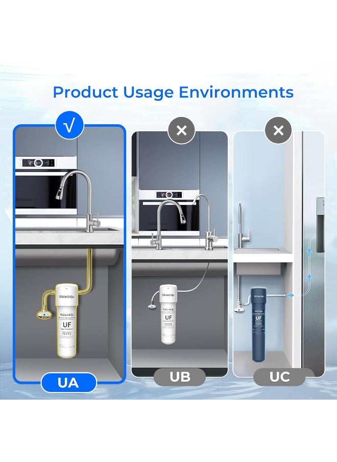 Waterdrop Waterdrop 15UAW-UF 0.01 mm Ultra Filtration Under Sink Water Filter  - Image 5