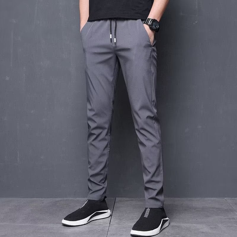 Men'S Working Pants For Construction Site Workers Wear-Resistant And Dirty-Resistant Work Clothes Summer Loose Straight-Leg Sports Pants - Image 1