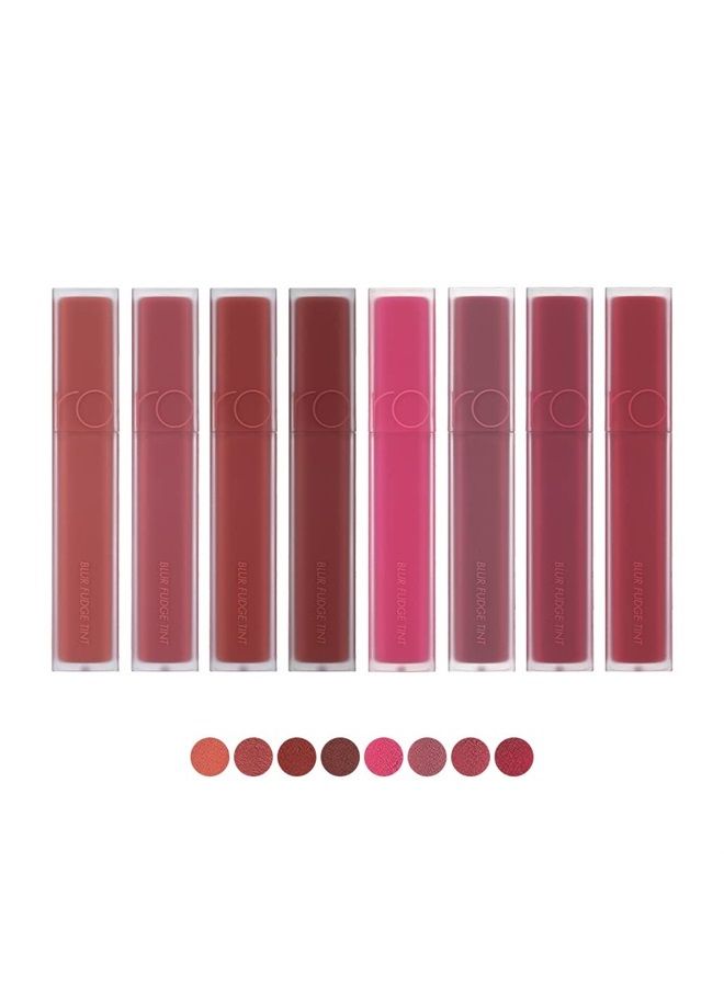rom&nd BLUR FUDGE TINT 0.17oz, 01 POMELOCO, Matte Lip Tint, Light Weight, Cream Type, Spreadable, Super Stay, High-Pigment, Non-Drying, Velvety Matte, Smudges Easily & Smoothly, K-Beauty - Image 2