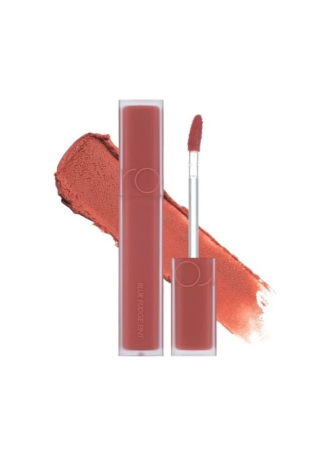 rom&nd BLUR FUDGE TINT 0.17oz, 01 POMELOCO, Matte Lip Tint, Light Weight, Cream Type, Spreadable, Super Stay, High-Pigment, Non-Drying, Velvety Matte, Smudges Easily & Smoothly, K-Beauty - Image 1
