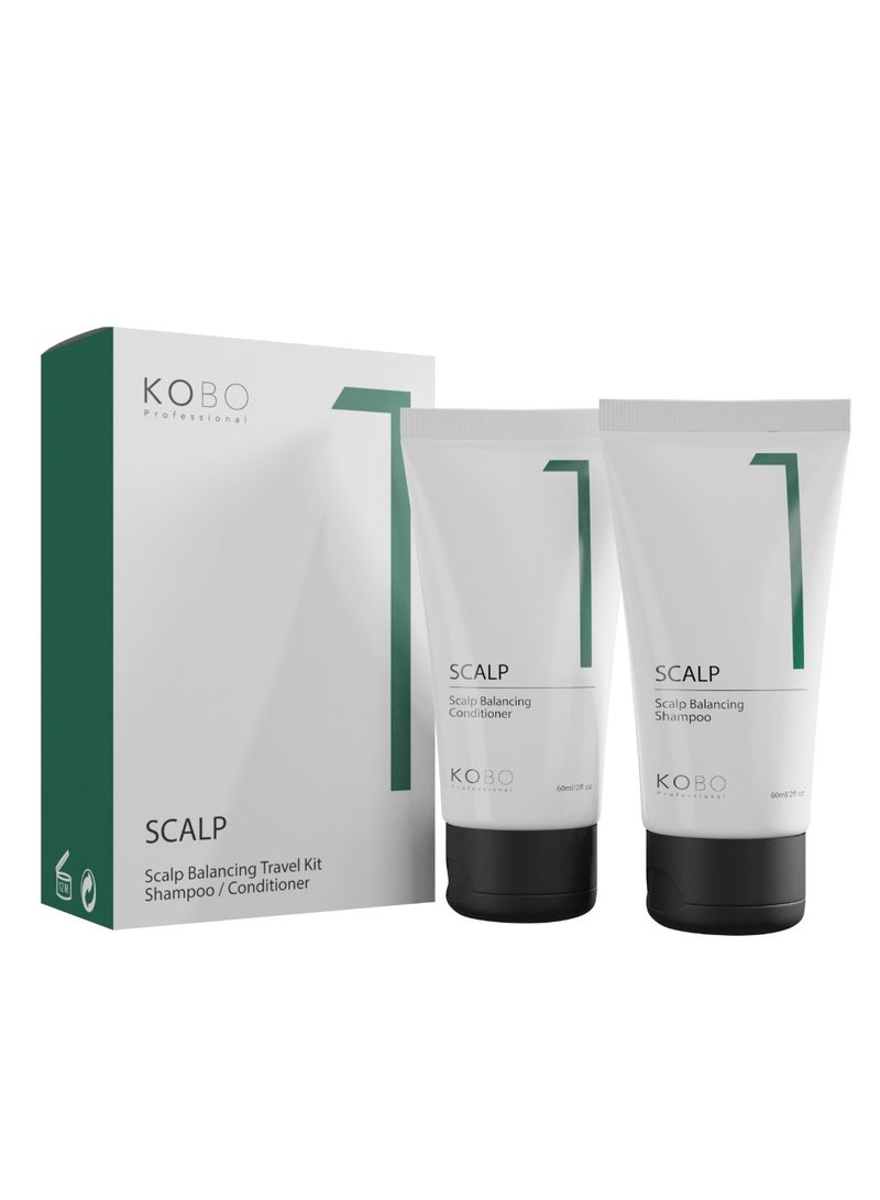 كوبو كو بو بروفيشنال 1 طقم سفر شامبو + بلسم 60 مل