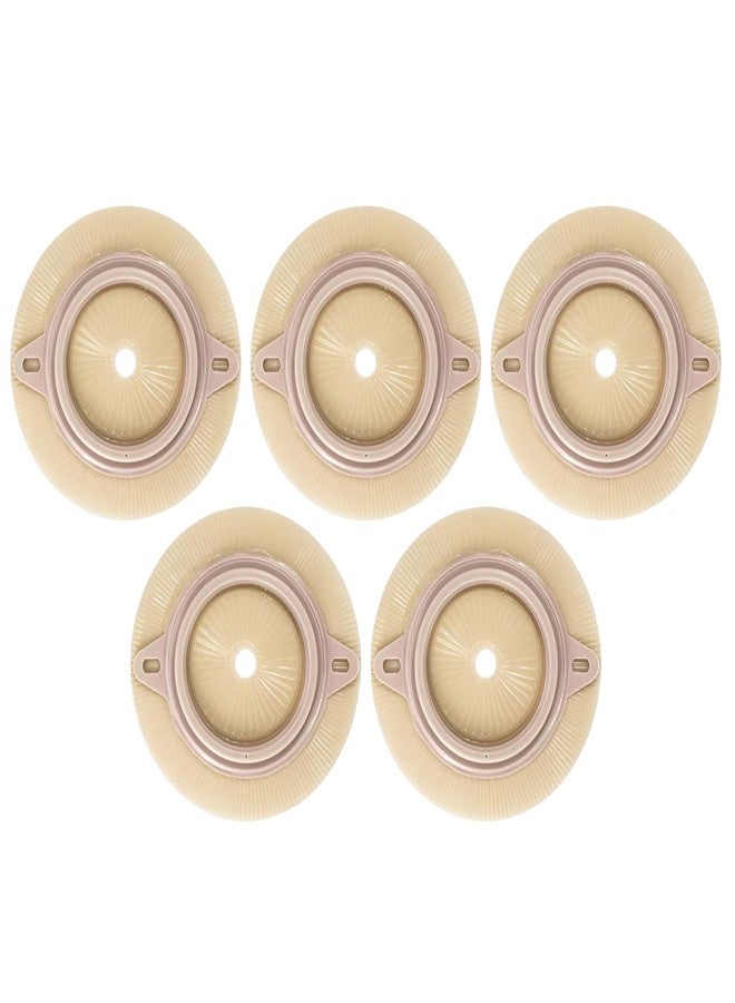 MED BP 250 - 1972 قاعدة فغر مسطحة 50 مم (عبوة من 5 قطع) مع لاصق حلزوني، مانع للتسرب لطيف على البشرة لفغر القولون/فغر اللفائفي/فغر المسالك البولية - Image 1