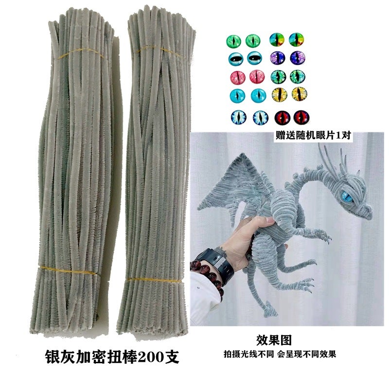 DIY Dinosaur Chenille Stem Craft Kit - Image 5