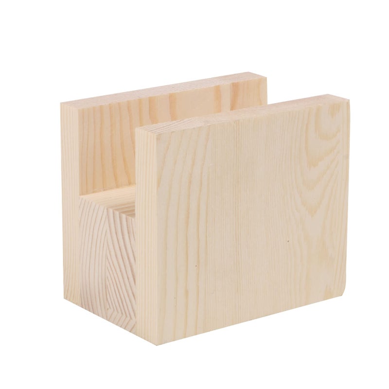 RDEXP 10x7x8.5cm Groove Width 4cm Wood Table Desk Bed Riser Lift Furniture Leg Lifter Feet Up to 5cm Lift Pack of 4 - Image 5