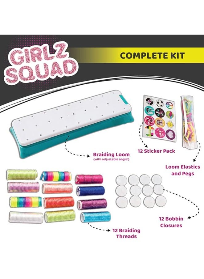 Toy Box Friendship Bracelet Maker Pre-Cut Threads  (Craft Kit  Kids Jewelry Kit)  - Image 2