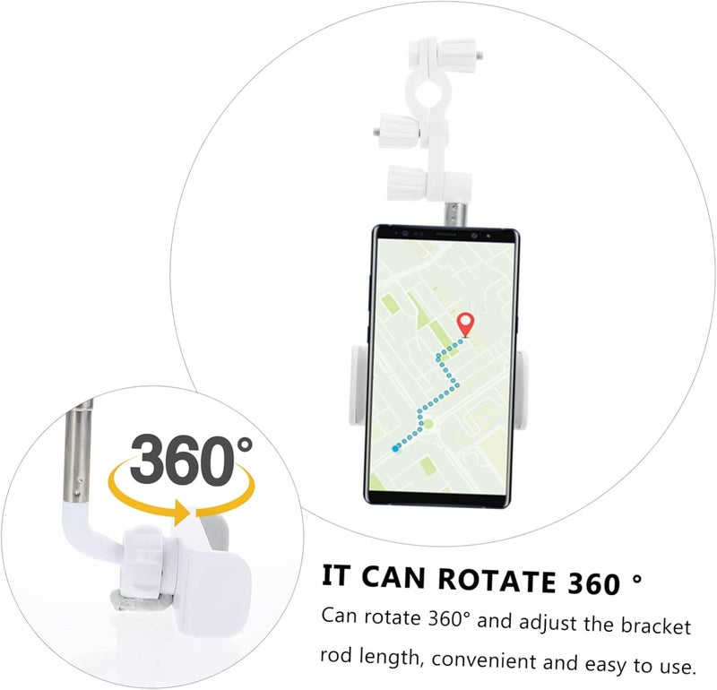 Uonlytech Car Phone Holder Suction Mount Rearview Mirror Phone Stand Easy Install Hands - Image 2