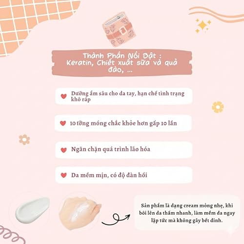 Vaseline 24H Deep Moisture Hand & Nail Cream Made in Korea – Intensive Hydration for Extremely Dry Skin – 60ml Tube - Image 4
