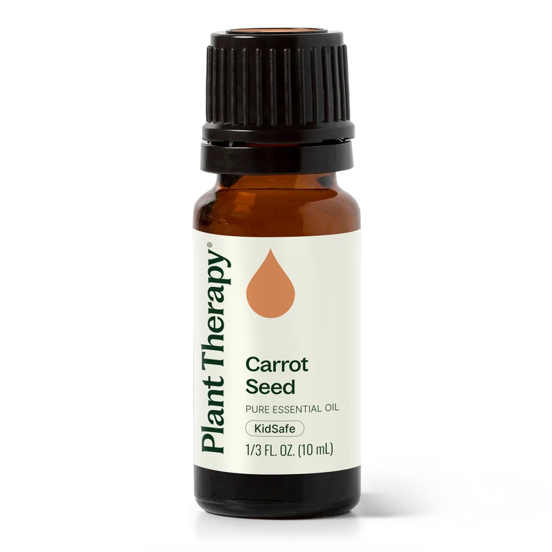 Plant Therapy Carrot Seed Essential Oil 100% Pure, Undiluted, Natural Aromatherapy, Therapeutic Grade 10 mL (1/3 oz) - Image 1