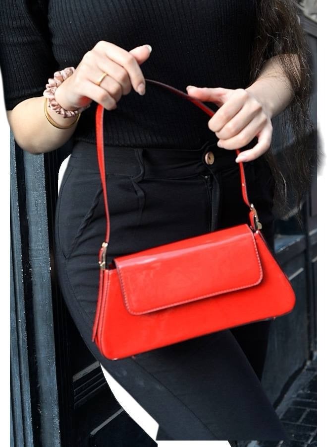 حقيبه  شولدر حمراء انيقه - Image 1