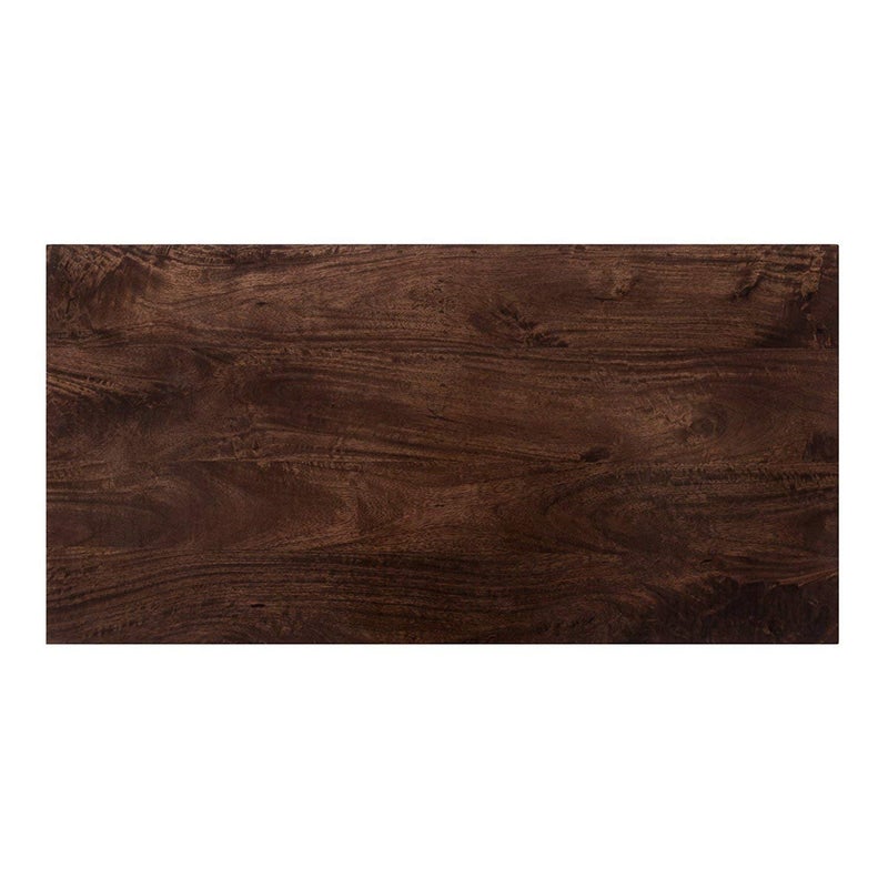WiproWood Sheesham Wood Cushioned Ottoman Stool Wooden Seating Pouffes Stool for Living Room Home Natural Finish - Image 3