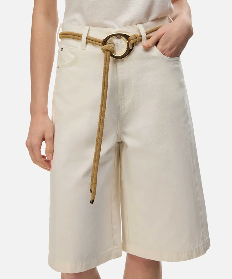 ايبيكيول Metal Buckle Cord Belt