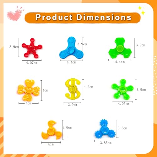 Sqlhrke 70 Pack Mini Fidget Spinner ToysStress Relief Sensory ToysBirthday Gifts Party Favors for Kids Teens AdultsChristmas Goodie Bag StuffersCanival Treasure Box Toy for Classroom Prizes Supplies - Image 5