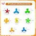 Sqlhrke 70 Pack Mini Fidget Spinner ToysStress Relief Sensory ToysBirthday Gifts Party Favors for Kids Teens AdultsChristmas Goodie Bag StuffersCanival Treasure Box Toy for Classroom Prizes Supplies - Image 4