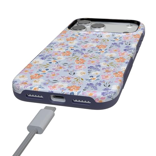 Casely iPhone 17 Pro Case | Poppy Meadows | Pastel Floral | Bold Protective Design | Compatible with MagSafe - Image 5