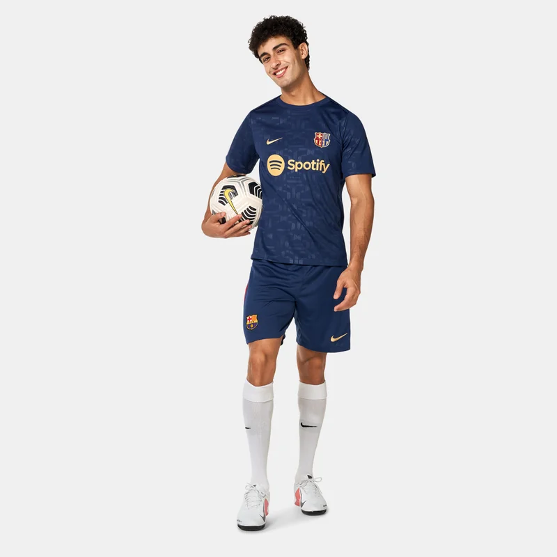 Nike Blue Men's FC Barcelona Dri-FIT Home Football Shorts - 2023/24 for Men | Best Price UAE