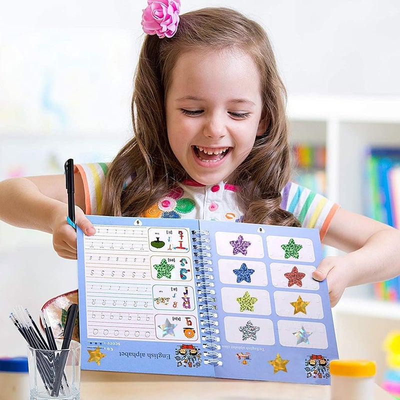 EWINEVER Reward Stickers 1500 Pcs School Stickers 3 Roll Motivational Stickers in 24 Designs for Children Students Teachers Classroom Star Style - Image 3