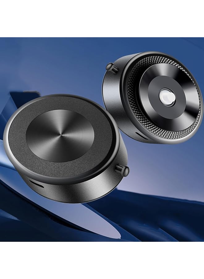 Beauenty Car Mounted Vacuum Double-Sided Strong Phone Holder, Hands-Free Magnetic Electric Vacuum Phone Holder (Black) - Image 1