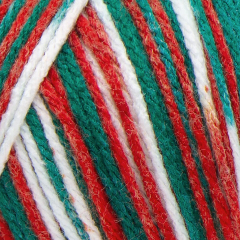 RED HEART Super Saver Yarn, Mistletoe Print - Image 2