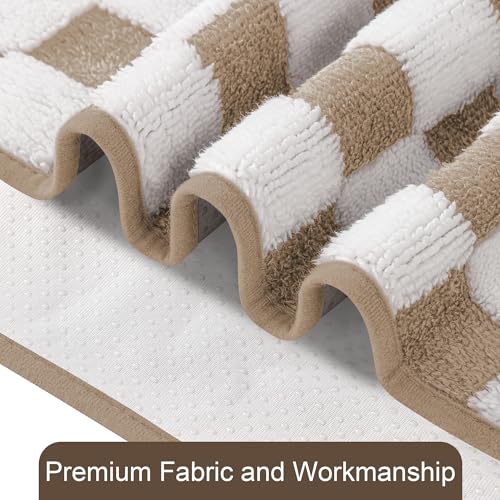 Sinotalent Couch Covers for Dogs Washable, Funny Fuzzy Pet Couch Cover, Anti-Slip Couch Covers for 3 Cushion Couch Sofa Pet Friendly, Reusable Sofa Covers for Pets. (Camel/White, 28" x 53") - Image 4