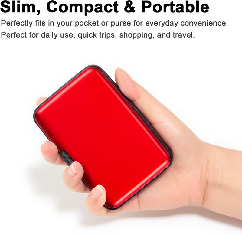 Kaabao Credit Card Holder Small RFID Blocking Wallet Business Metal Slim Mini Aluminum Hard Case for Women Men - Image 5