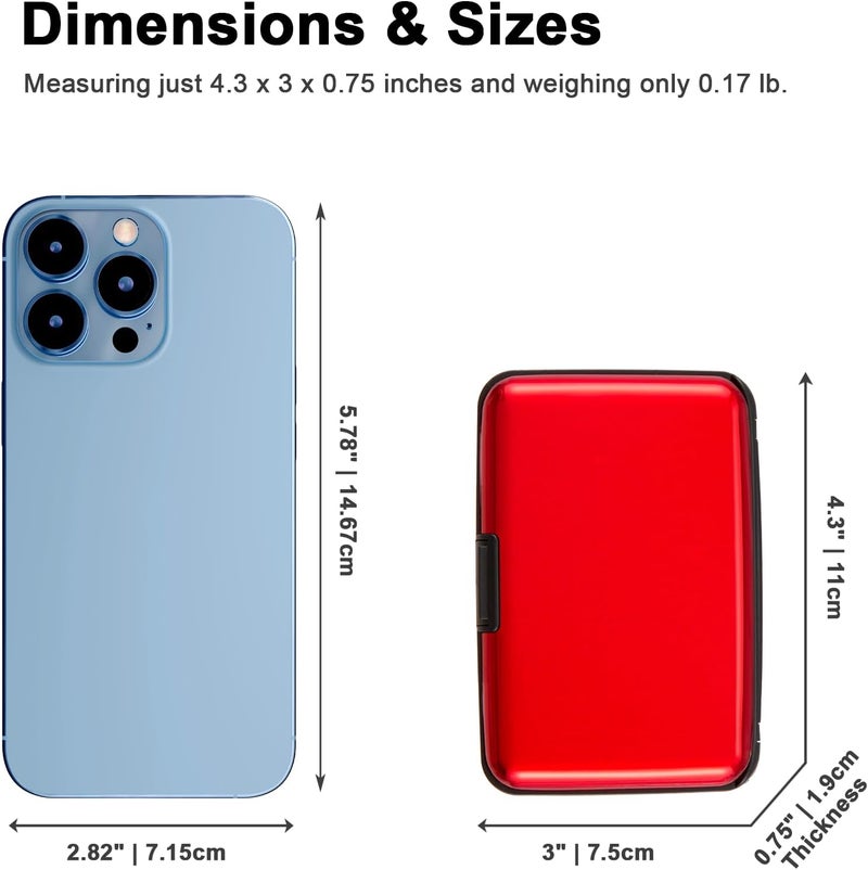 Kaabao Credit Card Holder Small RFID Blocking Wallet Business Metal Slim Mini Aluminum Hard Case for Women Men - Image 4