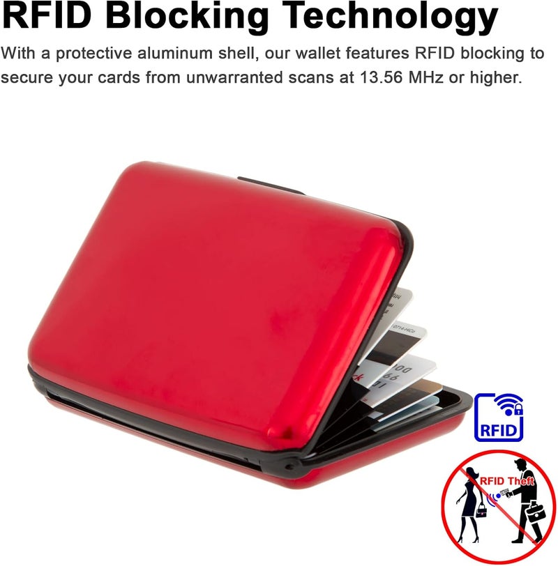 Kaabao Credit Card Holder Small RFID Blocking Wallet Business Metal Slim Mini Aluminum Hard Case for Women Men - Image 2