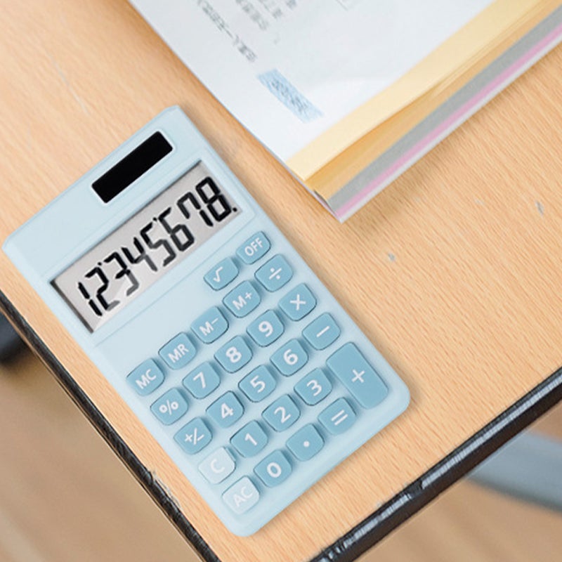 School Student Calculator Solar Powered Calculator Office Working Supply - Image 4