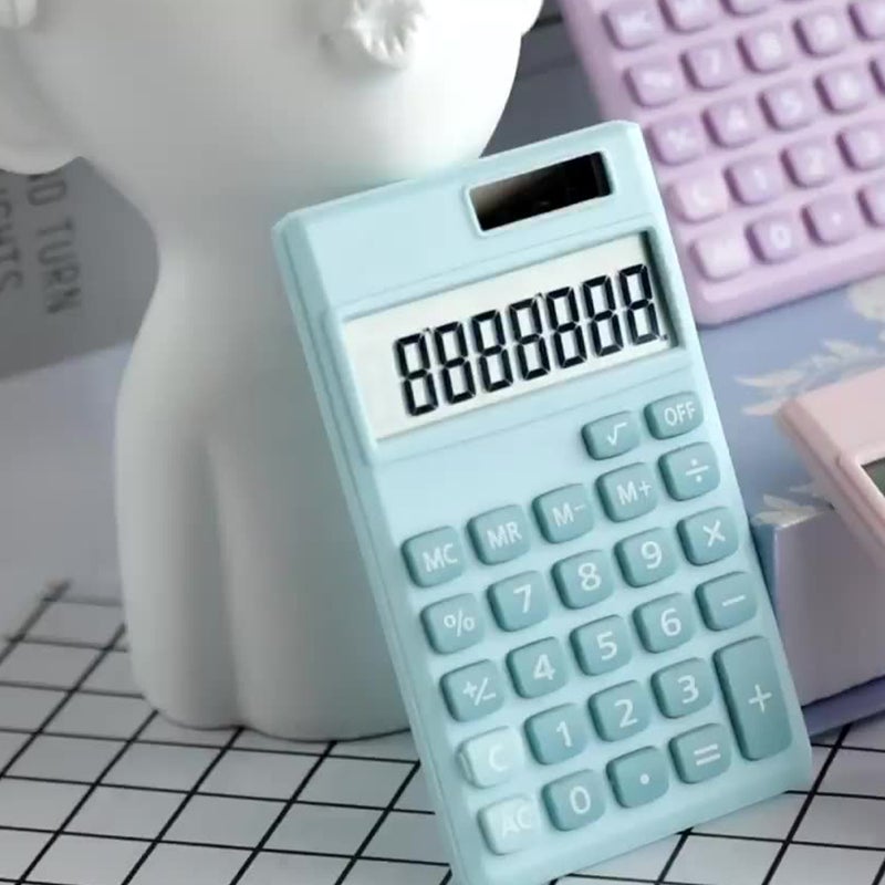 School Student Calculator Solar Powered Calculator Office Working Supply - Image 1