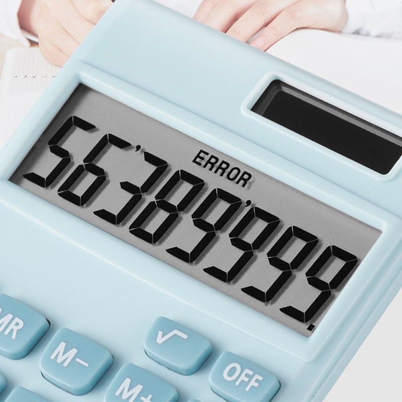 School Student Calculator Solar Powered Calculator Office Working Supply - Image 3