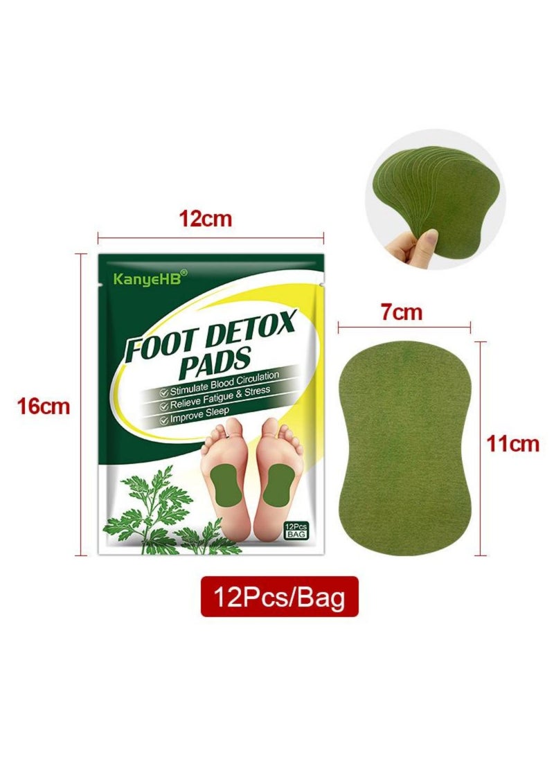 KanyeHB - 12Pcs Wormwood Foot Patch - Image 1