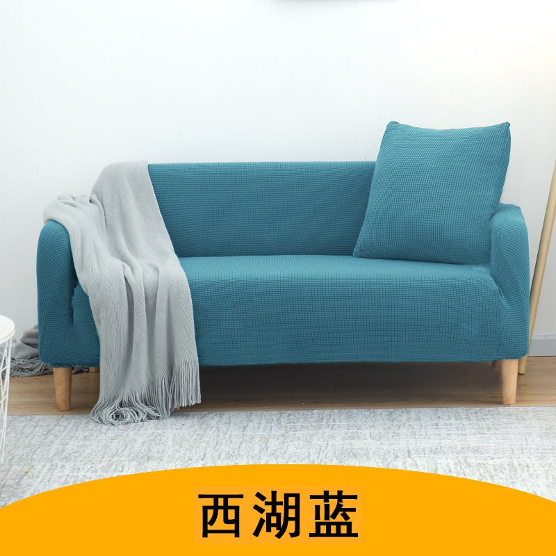 Polar Fleece Sofa Cover – Thickened Universal Cover for Three-Seater Sofa - Image 1