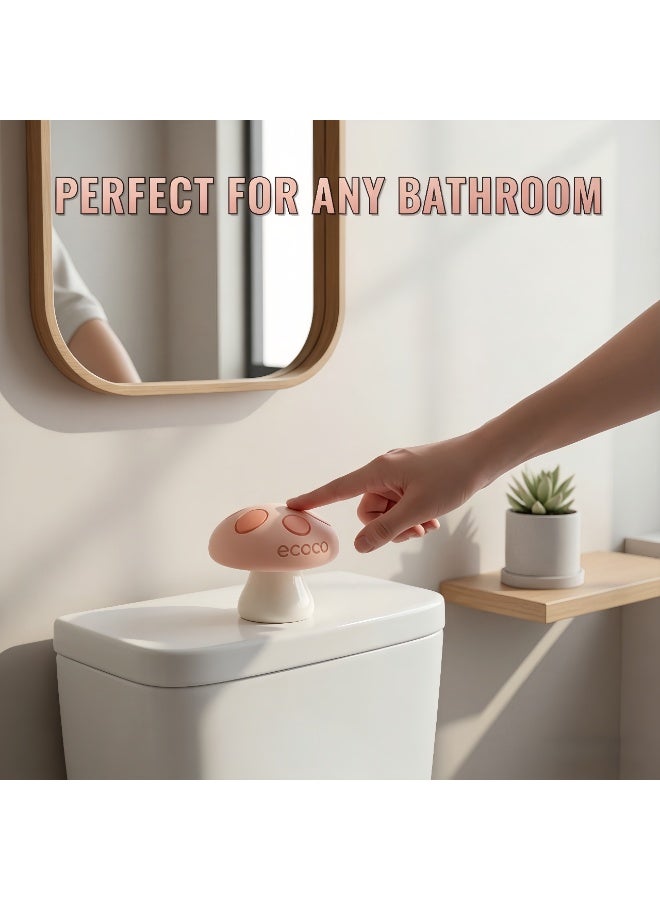 ecoco Nail Specific Silicone Toilet Press Button，Toilet Water Tank Switch Button Universal Flushing Press - Image 3